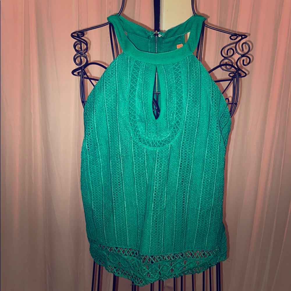 Green Racerback Top - Picture 2 of 4